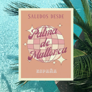 Palma de Mallorca España retro vintage postal