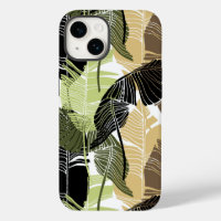 Palmas tropicales Imprimir Funda para iPhone 14