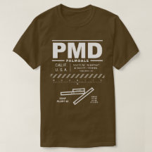 Palmdale Rgnl. Aeródromo Planta 42 Camiseta PMD