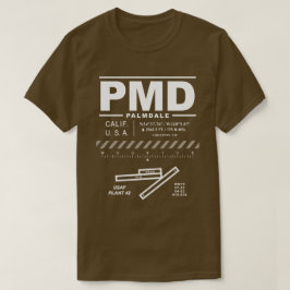 Palmdale Rgnl. Aeródromo Planta 42 Camiseta PMD