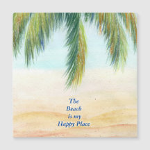 Palmera en un día soleado en la playa