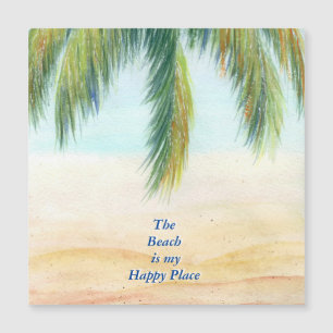 Palmera en un día soleado en la playa