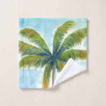 palmera tropical Beach en un día soleado