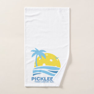 Palmera tropical Sun de Pickleball su texto de