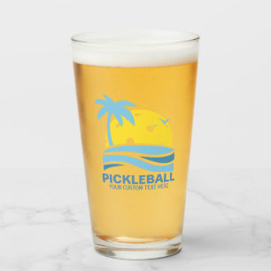 Palmera tropical Sun de Pickleball su texto de