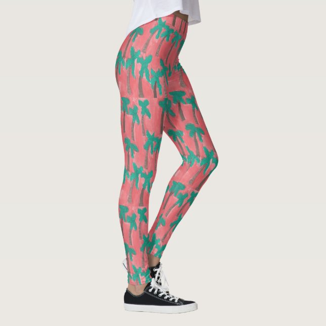 Palmeras acuáticas Leggings (Derecha)