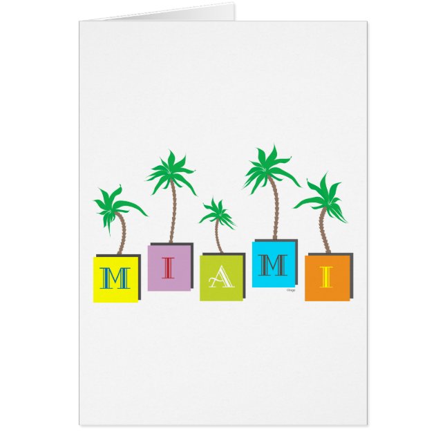 Palmeras de Miami Beach (Frente)