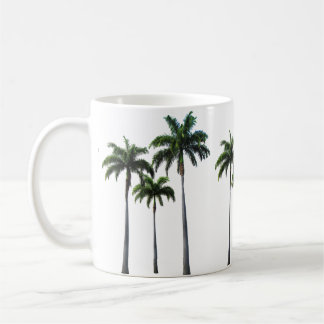 - Palmeras - taza blanca clásica tropical