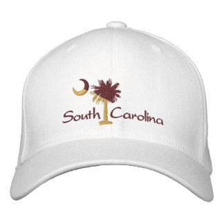 Palmetto Moon Embroidered Gorra de Maroon/Gold SC