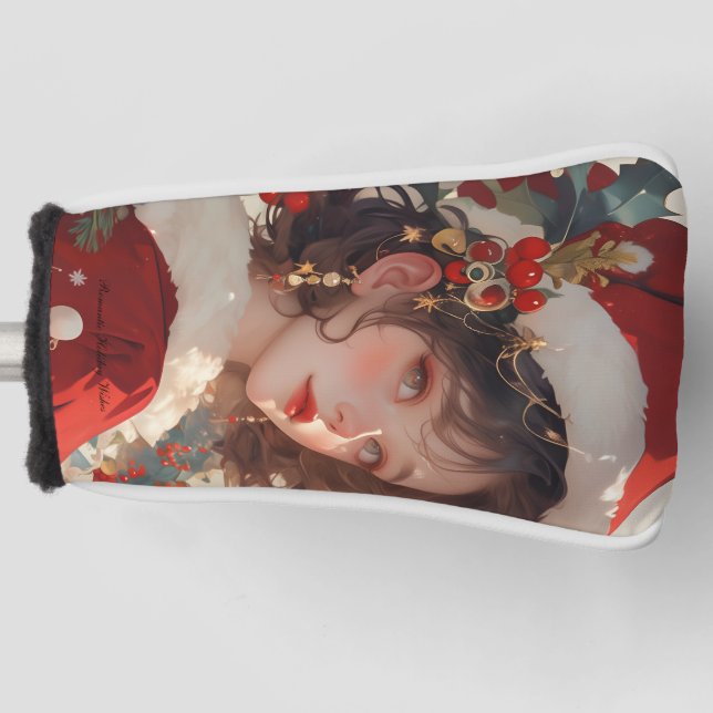 Palo De Golf Fantasía navidad : Funda Romántica para la mantequ (Anverso)