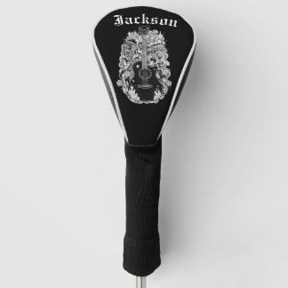 Palo De Golf Funda para conductor Johnny Cash, blanca