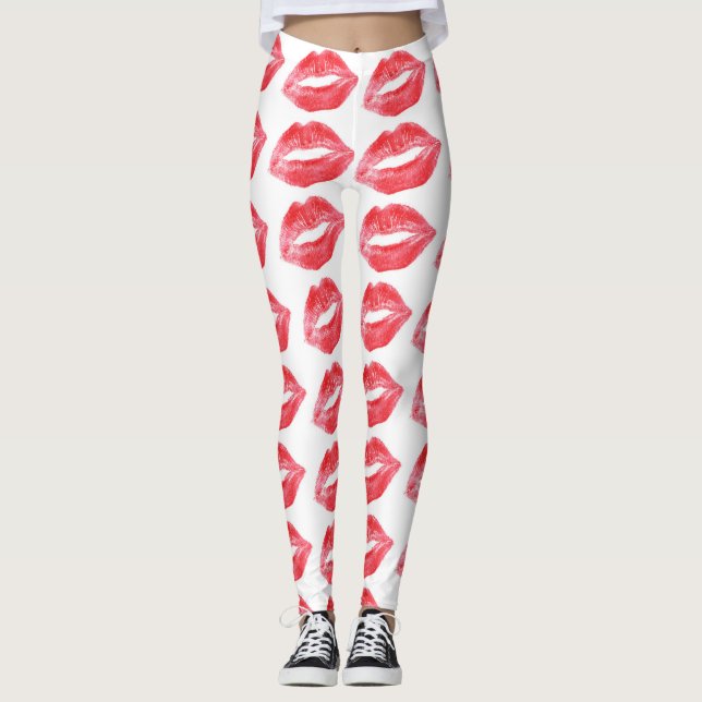 Palo de labios besa leggings pantalones de yoga (Anverso)