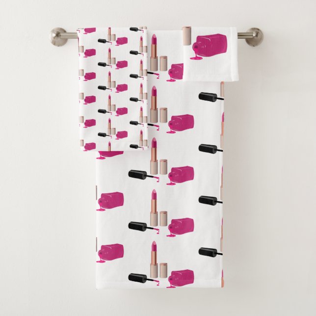 Palo de labios de glam rosado y belleza polaca de  (In situ)