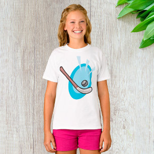 Palo Deportivo De Hockey Y Camiseta De Puck