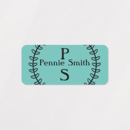 Palo Personalizado En Etiquetas De Nombre Para Rop