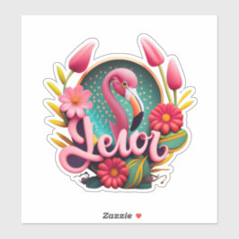 Palo y brillos con Pegatinas de flamenco