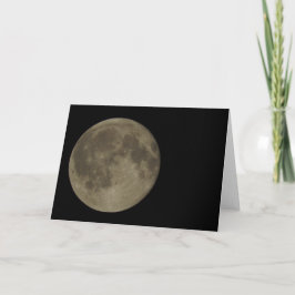 Palo y la tarjeta de felicitación de la Luna