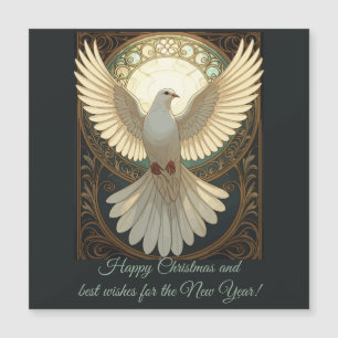 Paloma angelical arte vintage vector Art Nouveau
