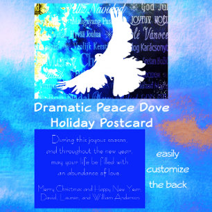 Paloma Blanca Feliz Navidad y Próspero Año Nuevo