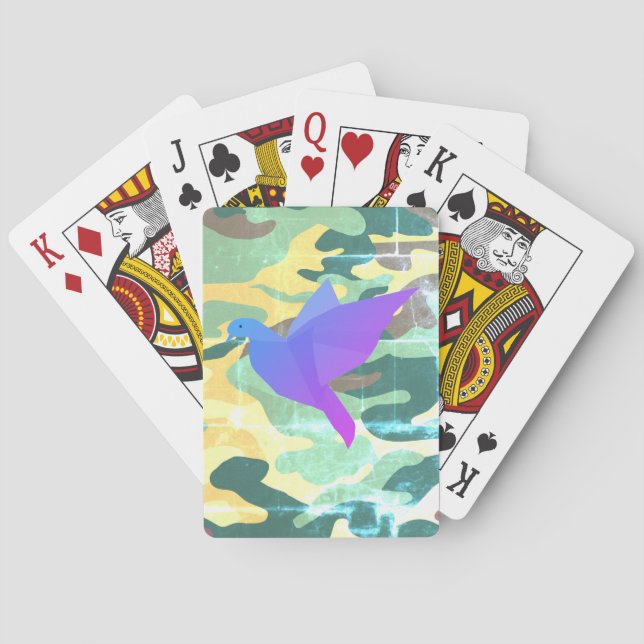 Paloma Camuflaje, Cartas de Paz (Reverso)