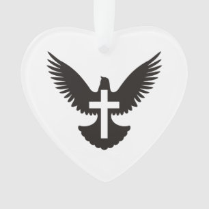 Paloma con ornamento cruzado