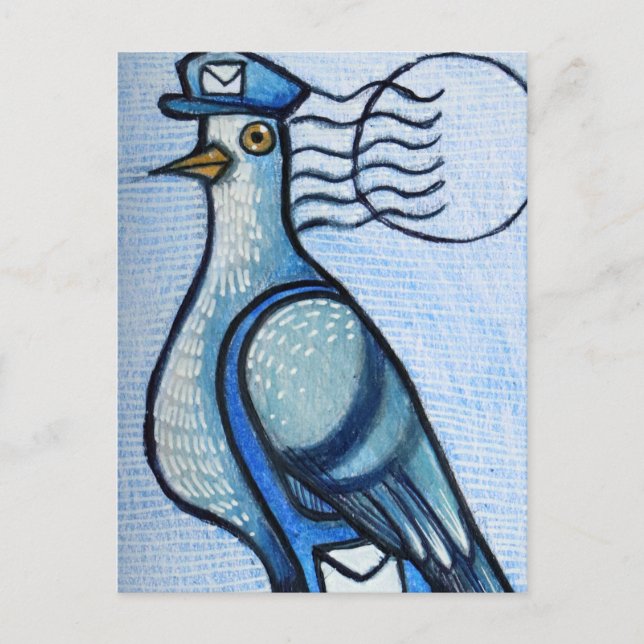Paloma Correo Postal Humor                   (Anverso)