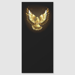 Paloma de la Paz de Lámina de Oro Falsa sobre Negr