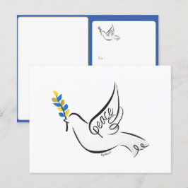 Paloma de la Paz Tarjeta Postal