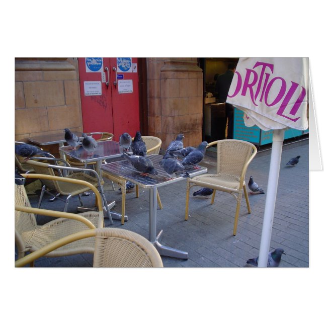 Palomas a la hora del almuerzo (Anverso (Horizontal))