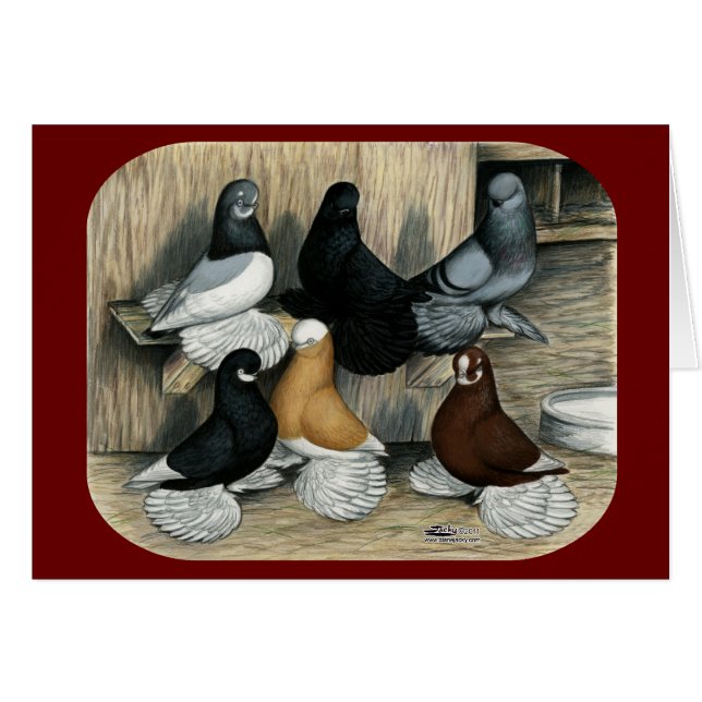 Palomas de vaso desperdiciadas (Anverso (Horizontal))