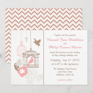 Palomas & Jaulas - Invitación de Boda