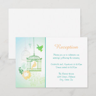 Palomas & Jaulas - Invitación de Recepción