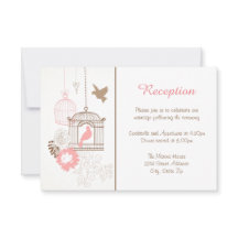 Palomas & Jaulas - Invitación de Recepción