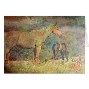 Palomino Mare y Foal