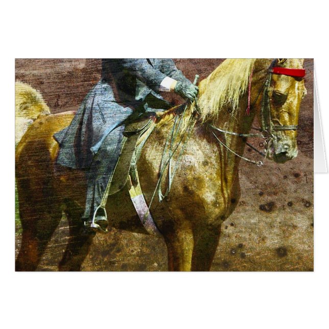 Palomino Saddleseat Grunge (Anverso (Horizontal))