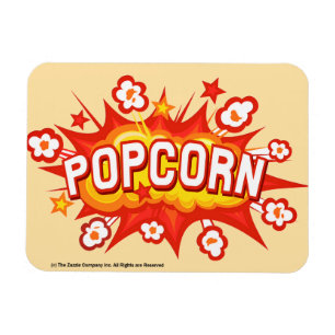 ¡PALOMITAS DE MAÍZ! Imán de película 