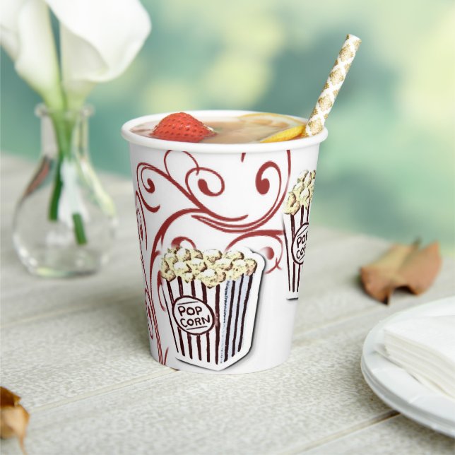 Palomitas en vaso de papel (in situ)