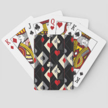 Palos de cartas de póquer. 