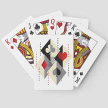 Palos de cartas de póquer. 