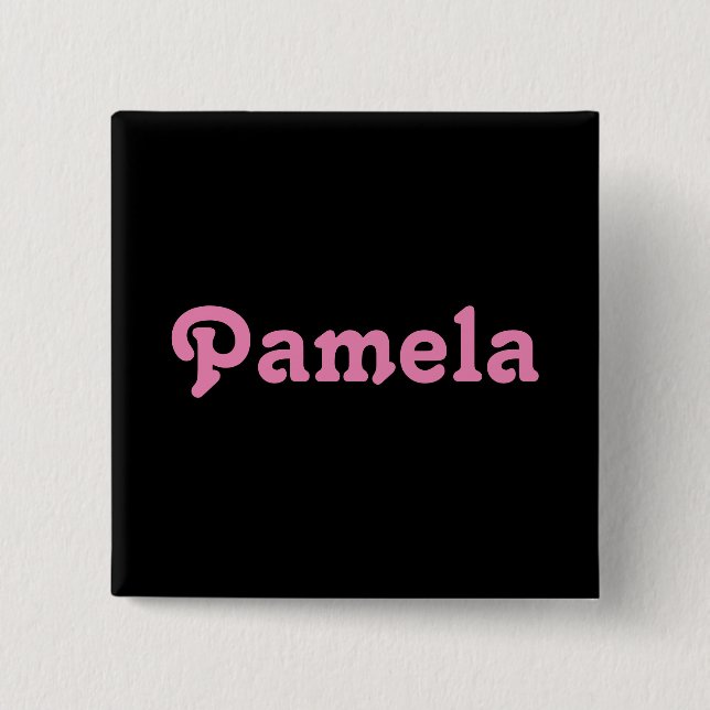 Pamela de botón (Anverso)