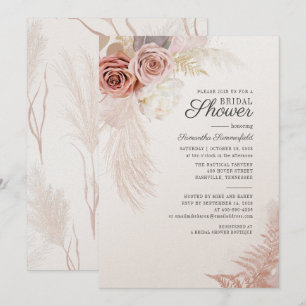 Pampas Grass Dried Deja La Ducha Bridal Terracotta