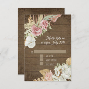 Pampas Palm Rosa Wreath Rusage Foliage RSVP