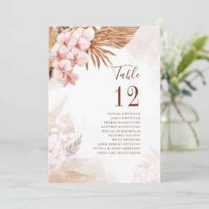 Pampas Palmeras de Grasa Terracotta Tabla número 1