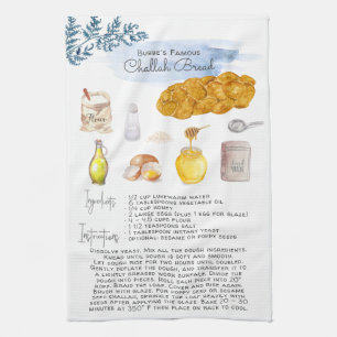 Pan Challah   Receta Toalla de Té Heirloom
