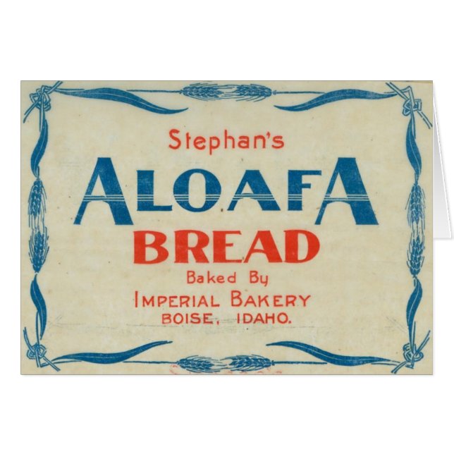 Pan de Aloafa (Anverso (Horizontal))