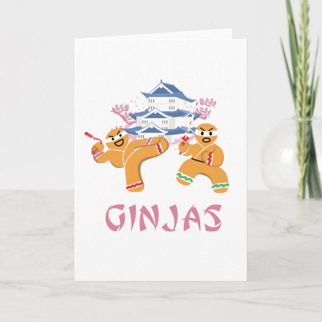 Pan de jengibre de Ninja del navidad de Ginjas (Anverso)