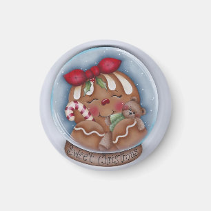 Pan de jengibre del navidad e imán dulces del oso