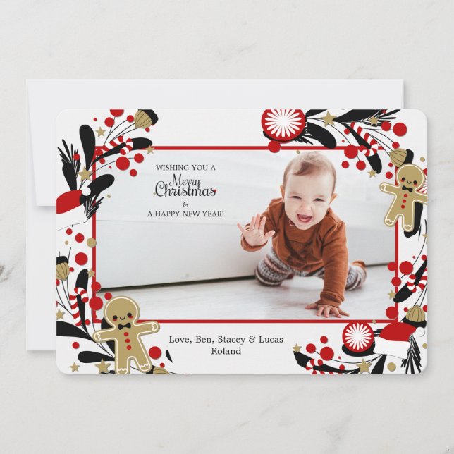 Pan de jengibre - Fotografía - Tarjeta de vacacion (Anverso)