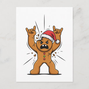 Pan de Jengibre Heavy Metal Guitar Navidad 2026