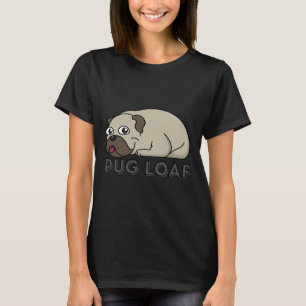 Pan de Pug (con texto) camiseta clásica 410